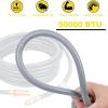 GasSaf 3/8 Inch ID Natural Gas Hose 24 Feet Quick Connect Gas Hose with 3/8 Female Pipe Thread x 3/8 Male Flare Conversion Kit for Gas Grill, Patio Heater, Generator and More(3/8 inch 24FT)
